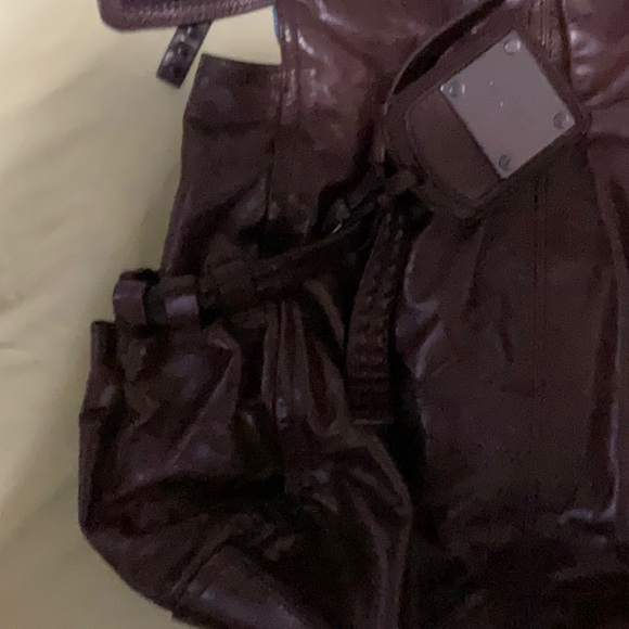 large Biasia Leather bag, made in Italy - Picture 4 of 8